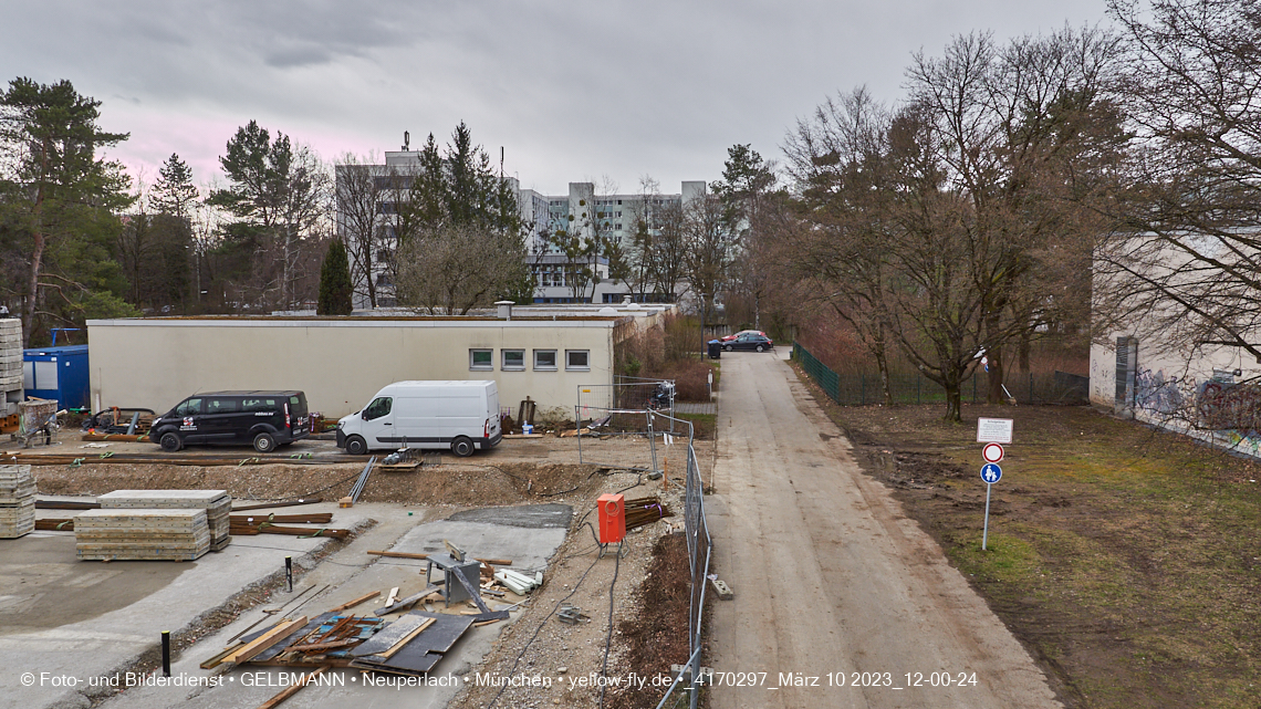 10.03.2023 - Baustelle Zum Haus für Kinder in Neuperlach